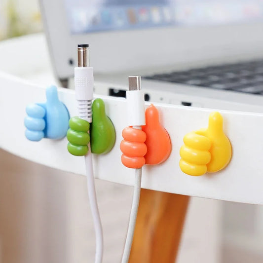 Thumb Mini Cable Organizer - Silicone USB Cable Management