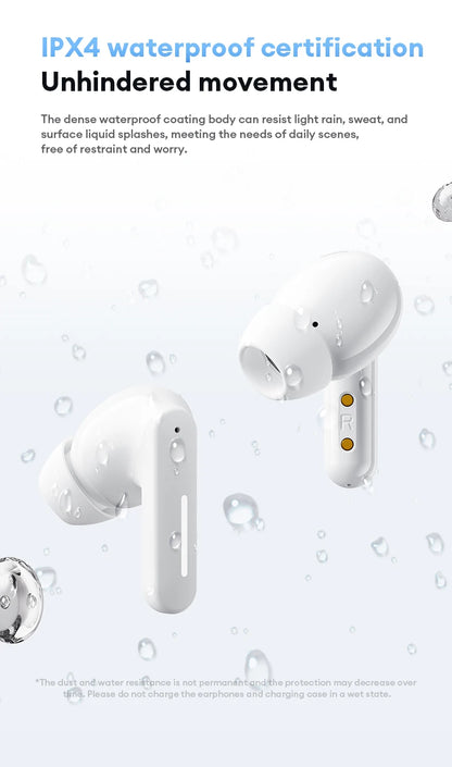 New Lenovo LE209 Wireless Bluetooth Earphone ANC Noise Reduction HiFi Music Bluetooth Headphone 30H Battery Life Gaming Headset