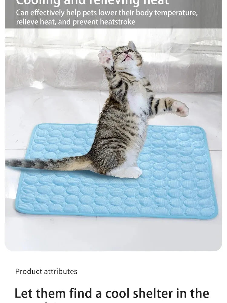 Pet Ice Mats - Cooling Sleeping Pad for Small Dogs/Cats/Pets