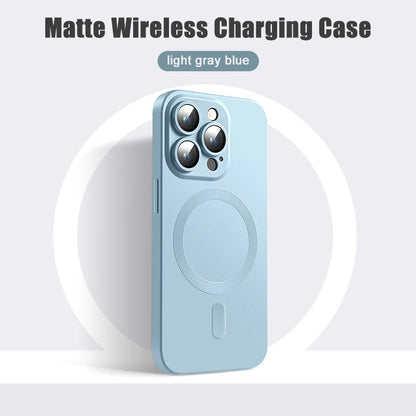 Original Matte Silicone Magnetic Case For iPhone 1
