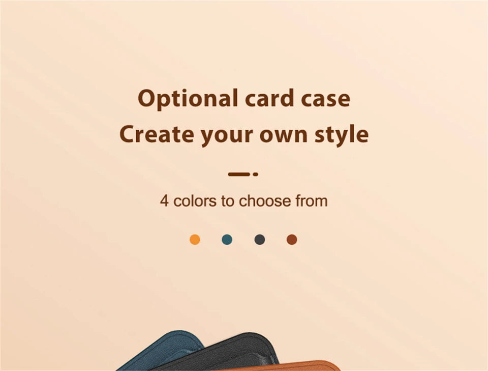 Magsafe Magnetic Wallet Phone Case For iPhone