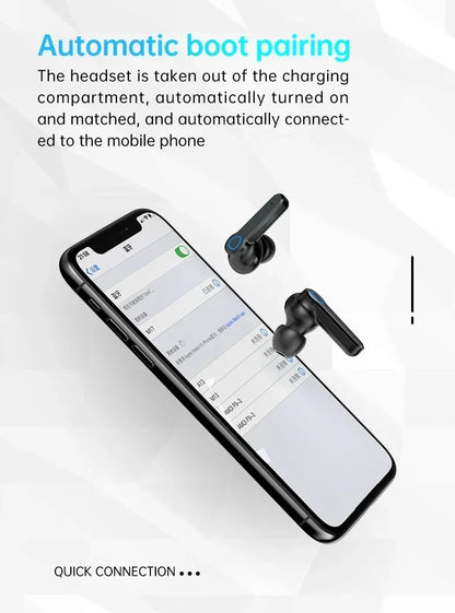 M19 headset TWS Earphone Intelligente Touch Control Wireless Bluetooth-compatible Headphones Waterproof LED Display With Mic