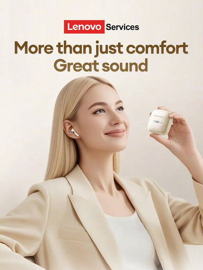 New Lenovo LE201 TWS Bluetooth 6.0 Earbuds ENC Call Noise Cancellation Ultra Long Latency Headphones Surround Sound Earphones