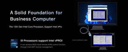 MINISFORUM Mini PC MS-01 Intel Core i9 Intel 13th Gen Window 11 Mini Computer DDR5 5200Mhz 10 Gigabit Ethernet WIFI 6E Mini PC