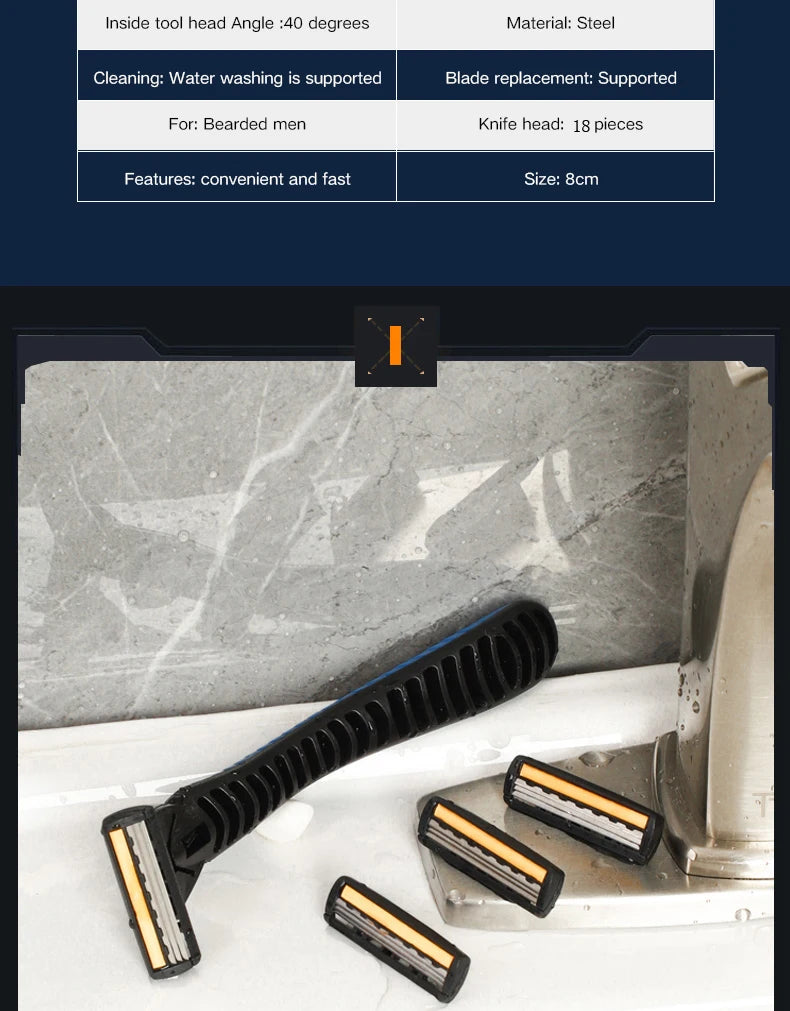 Three Layer Reusable Unisex Razor