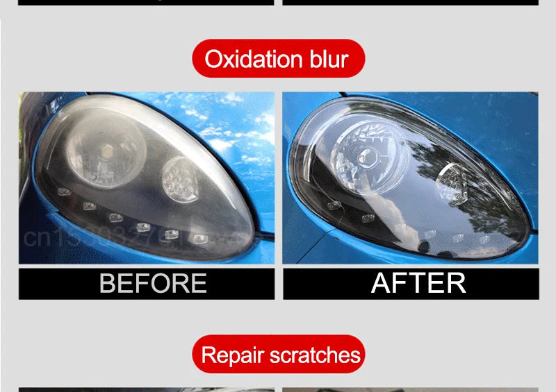 Car Headlight Restoration Polishing Kits