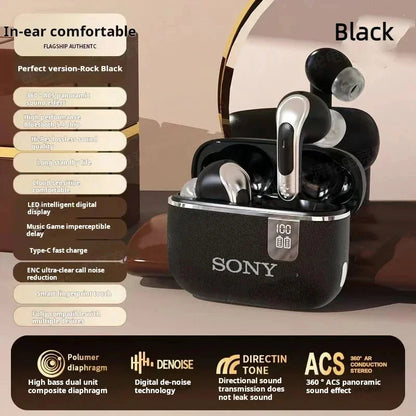 Sony Original TWS Bluetooth Earphones HIFI Mic Wireless Earbuds Sports Headphones with LED Display for Gaming