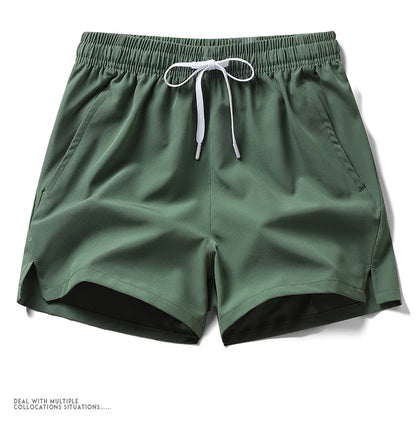 2024summer hot selling sports shorts, running pants, three piece pants, men's and women's zippered pockets, couple's short