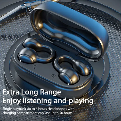 New Model 2025 M47+ Wireless Earbuds Bluetooth Headset Charging Earphones Bone Conduction Headphones Sport With Mic free