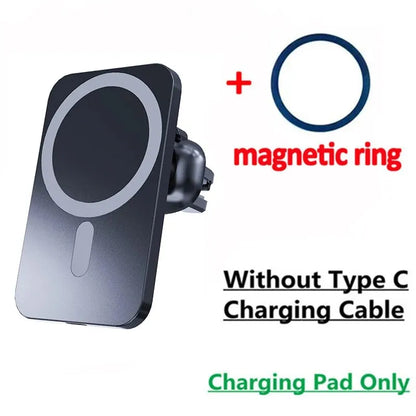 30W Magnetic Car Wireless Charger For iPhone
