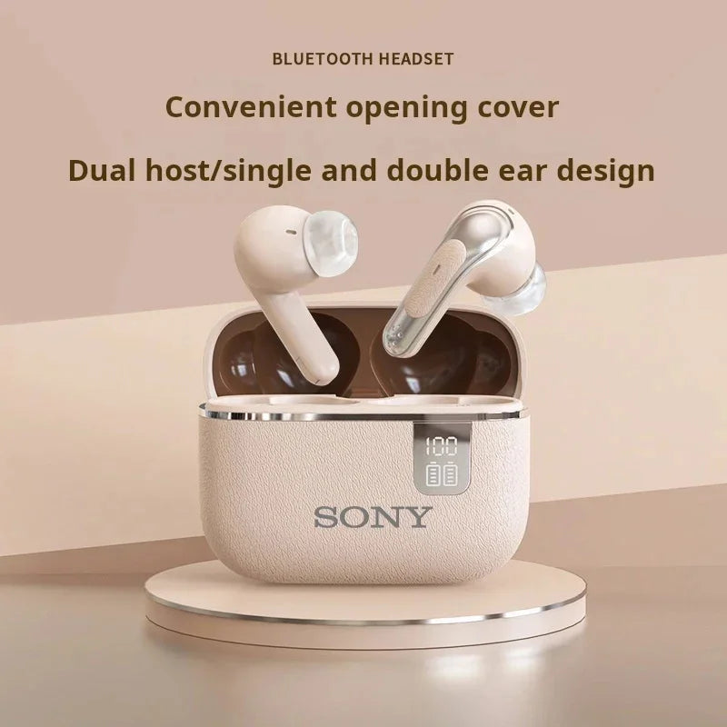 Original Sony NE Bluetooth Earphones TWS HIFI Mic Headset Wireless Earbuds Sports Headphones LED Display Gaming Accessories