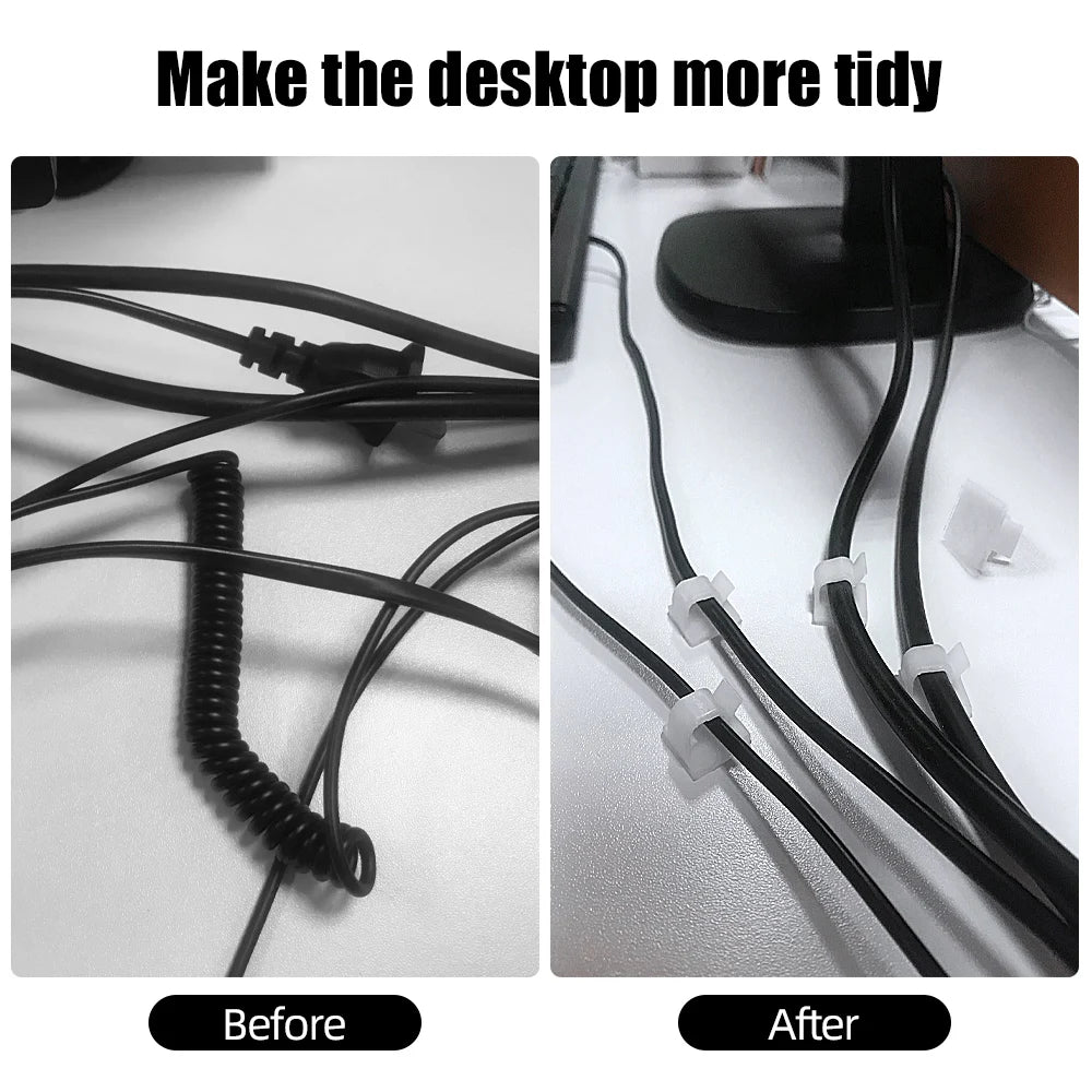 282/352/367 Pcs Cable Organizer Management kit