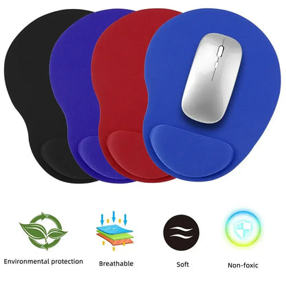 Ergonomic Wrist Rest Mouse Pad - Comfortable Wrist Support