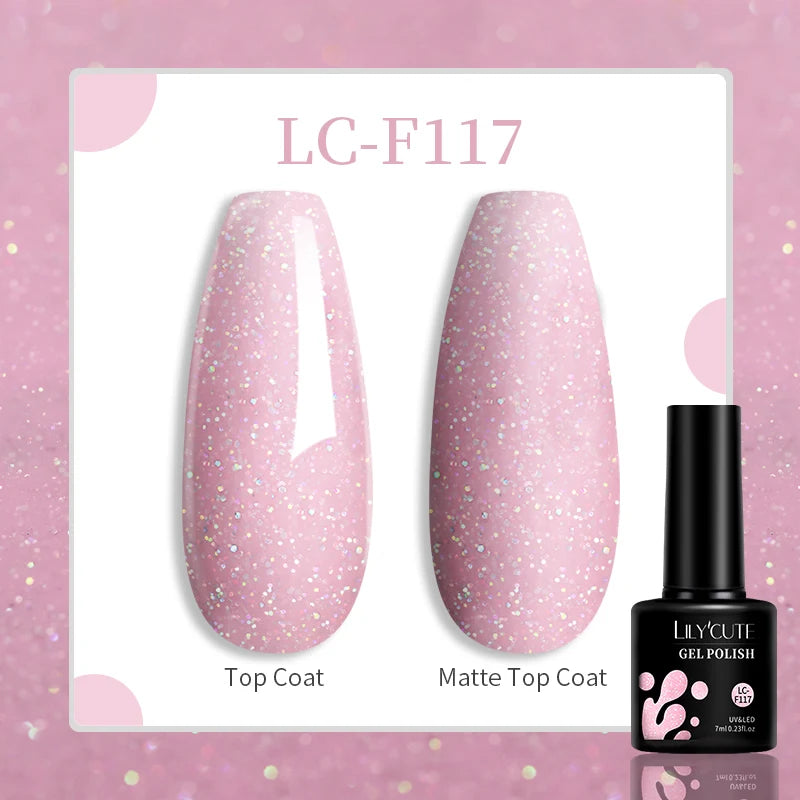 LILYCUTE 129 Colors Nail Gel Polish
