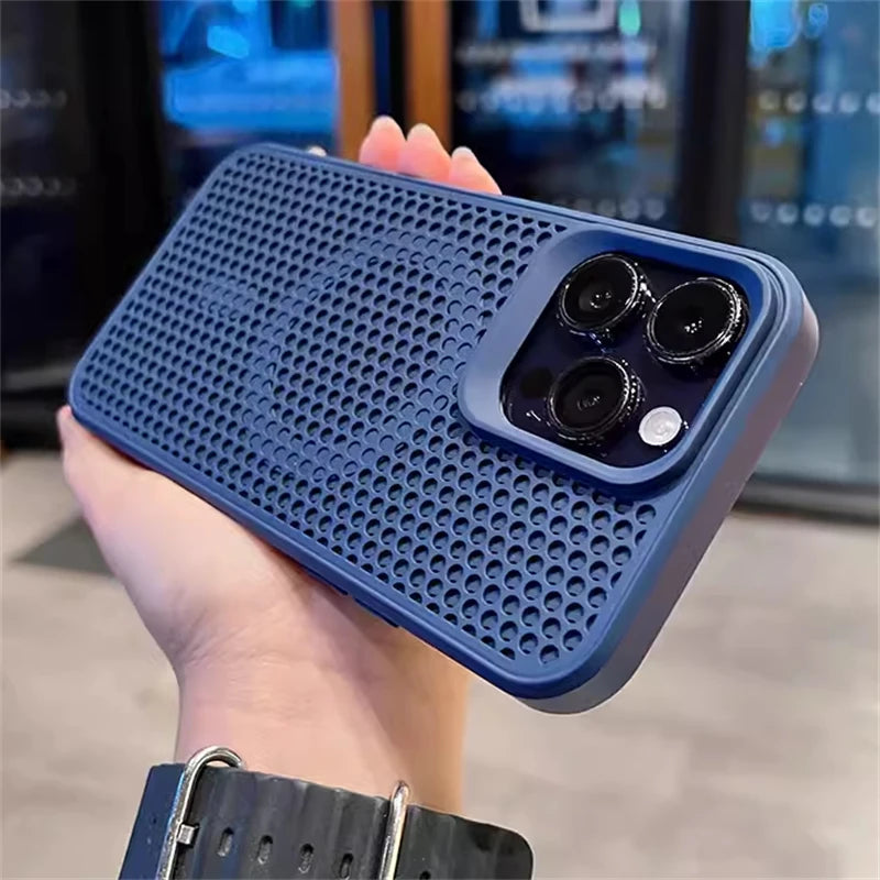 Heat Dissipation Magsafe Mesh Case For iPhone