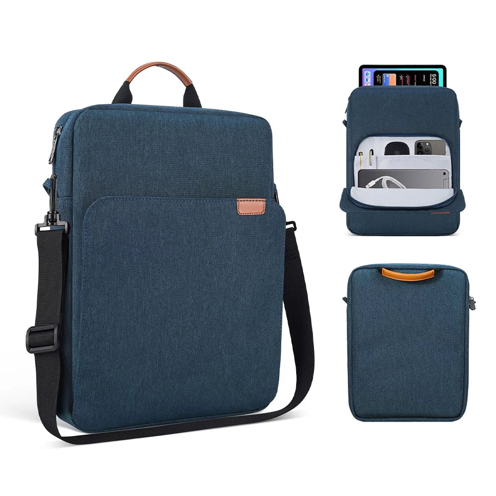 Tablet Bag For iPad Pro 12.9 iPad Air 11 13 2024 Pouch Case For iPad 7 8 9 10th Generation Air 5 4 3 Portable Sleeve Tablet Bag