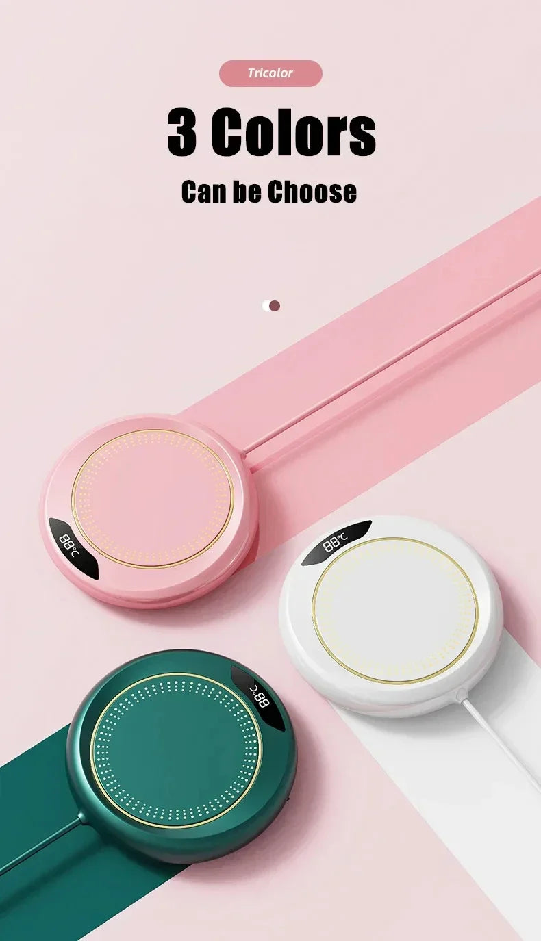 Thermostat Coaster USB Home Heating Coaster 3-speed Adjustment Heating 55 Degrees Constant Temperature