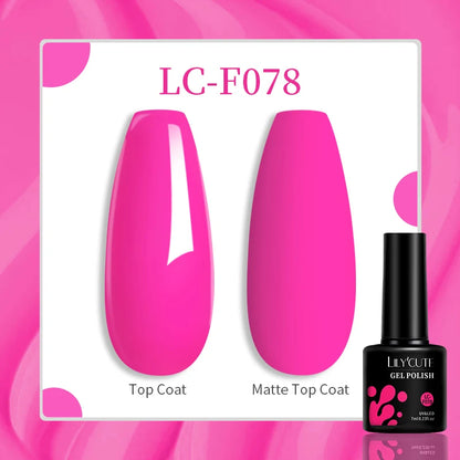 LILYCUTE 129 Colors Nail Gel Polish