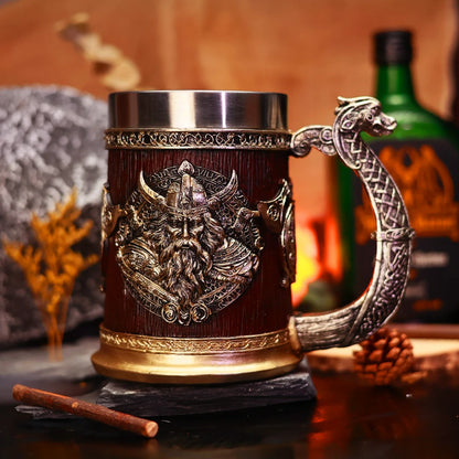 Large capacity Stainless Steel Viking Insulated Coffee/Beer mug