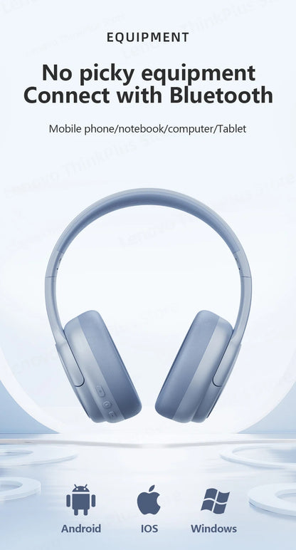 Original Lenovo 5.3 Wireless Bluetooth Headset TH20 Gaming Dual Mode Foldable Sport Headphone HIFI Sound Music Earphone 2023 New