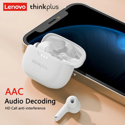 100% Original Lenovo Headphones Wireless Bluetooth 5.2 Earbuds HiFi Stereo Noise Reduction Headphones Touch Control 250mAH New