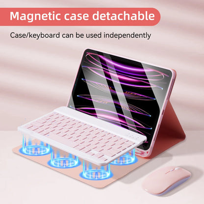For iPad Keyboard Case For iPad 2024 iPad Air 11-in 13-in M2 Pro 11-in 13-in M4 Pro 11 12.9 10.2 9/8/7th 10.5 9.7 Air 3 2 Case
