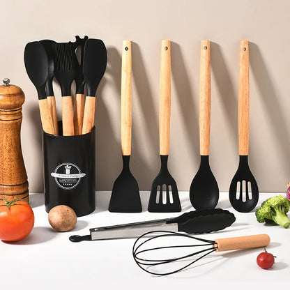 12-Piece Silicone Kitchen Utensil Set