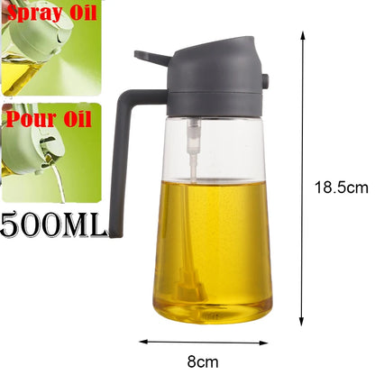 2in1 500ml Plastic Oil Sprayer/Dispenser