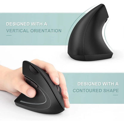 Ergonomic 2.4GHz Wireless Optical Vertical Mouse