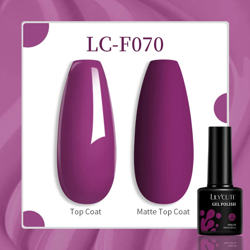 LILYCUTE 129 Colors Nail Gel Polish