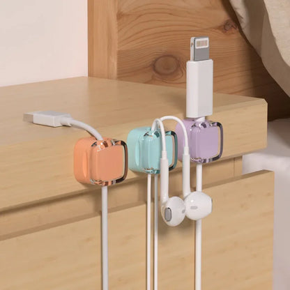 VIKEFON 6pcs Magnetic Cable Management Clips
