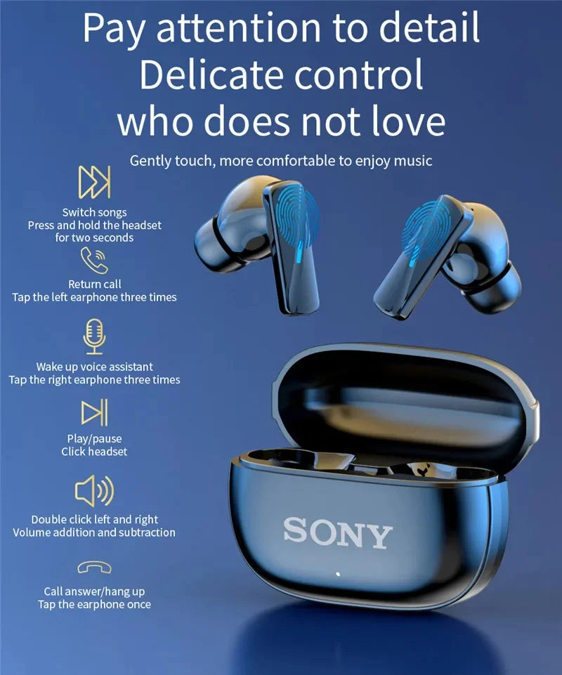 Sony Wireless Bluetooth Earphones & Headphones In-ear Earplugs Waterproof Fitness Motion Music Headset For iPhone Huawei Xiaomi