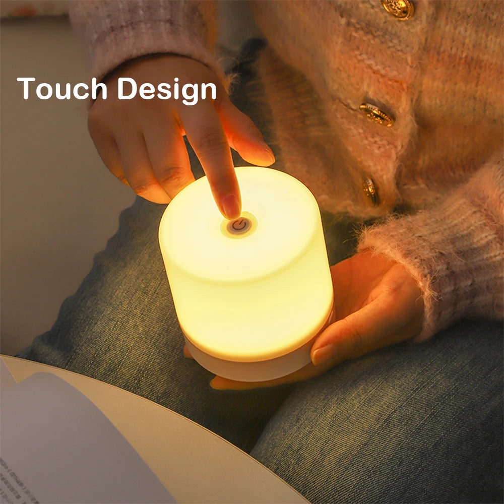 Touch LED Night Light with 3 Modes for Dimming