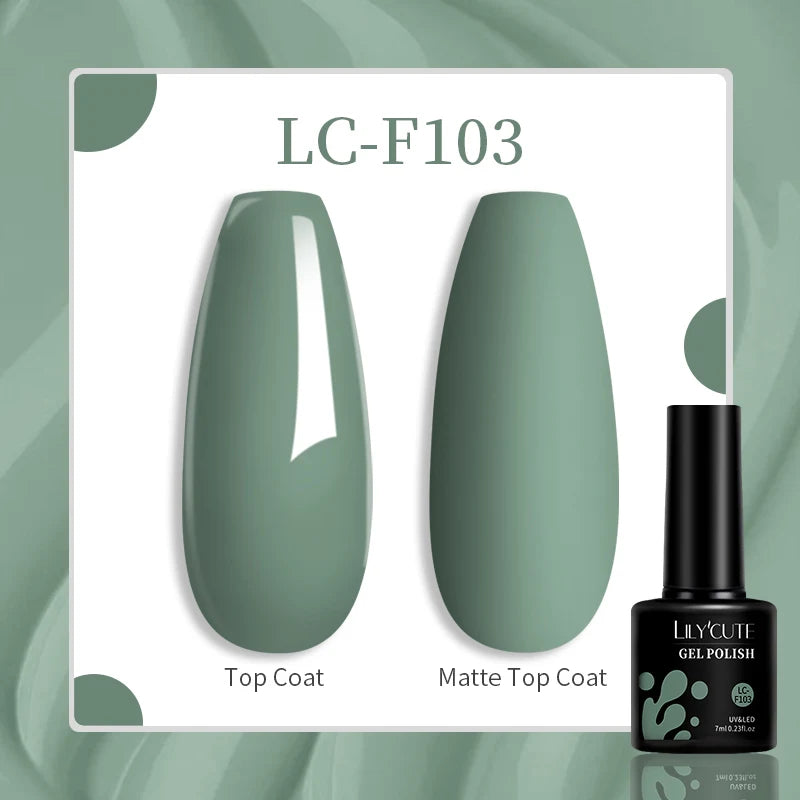 LILYCUTE 129 Colors Nail Gel Polish