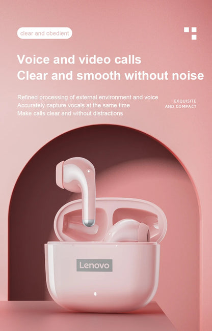Original Lenovo LP40 Pro Earphones Wireless Bluetooth 5.1 Sport Noise Reduction Headphones Touch Control 250mAH 2022 New Lp40pro