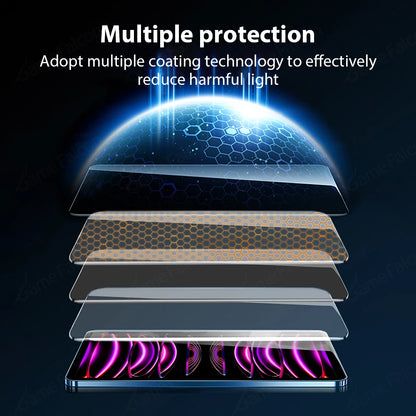 Tempered Glass Screen Protector For Ipad Pro 13 M4 2025 12.9 A16 11th Air 11 5 4 M3 M2 10 9 9th 10th 8 Generation Mini 7 6 Film