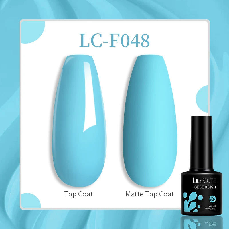 LILYCUTE 129 Colors Nail Gel Polish