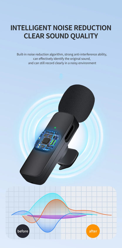 Basix 2.4G Wireless Lavalier Microphone