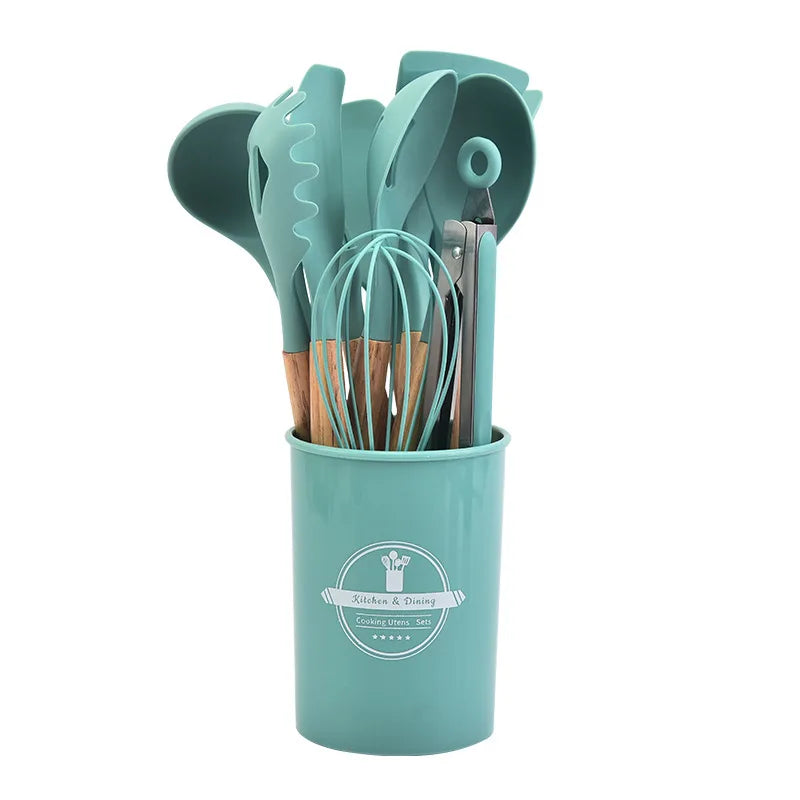 12-Piece Silicone Kitchen Utensil Set