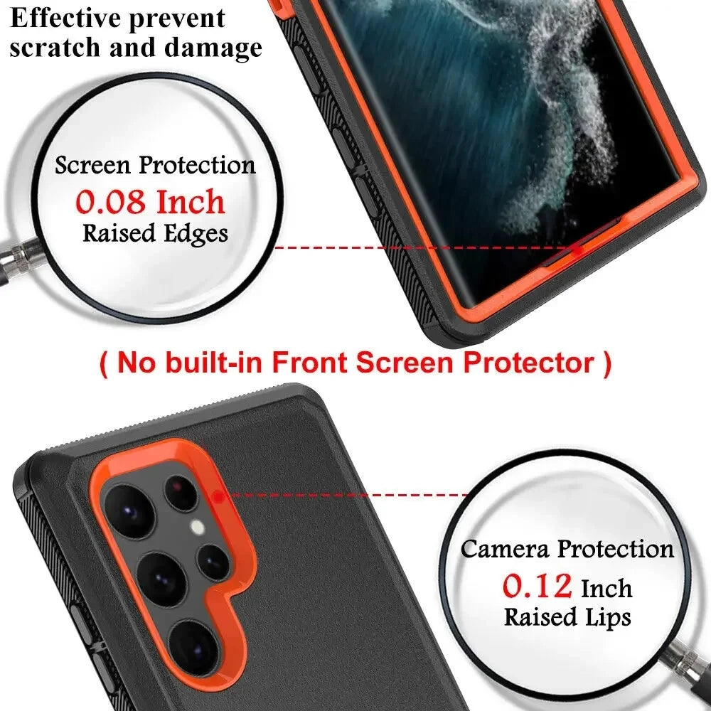 3 IN 1 Heavy Duty Shockproof Armor Case