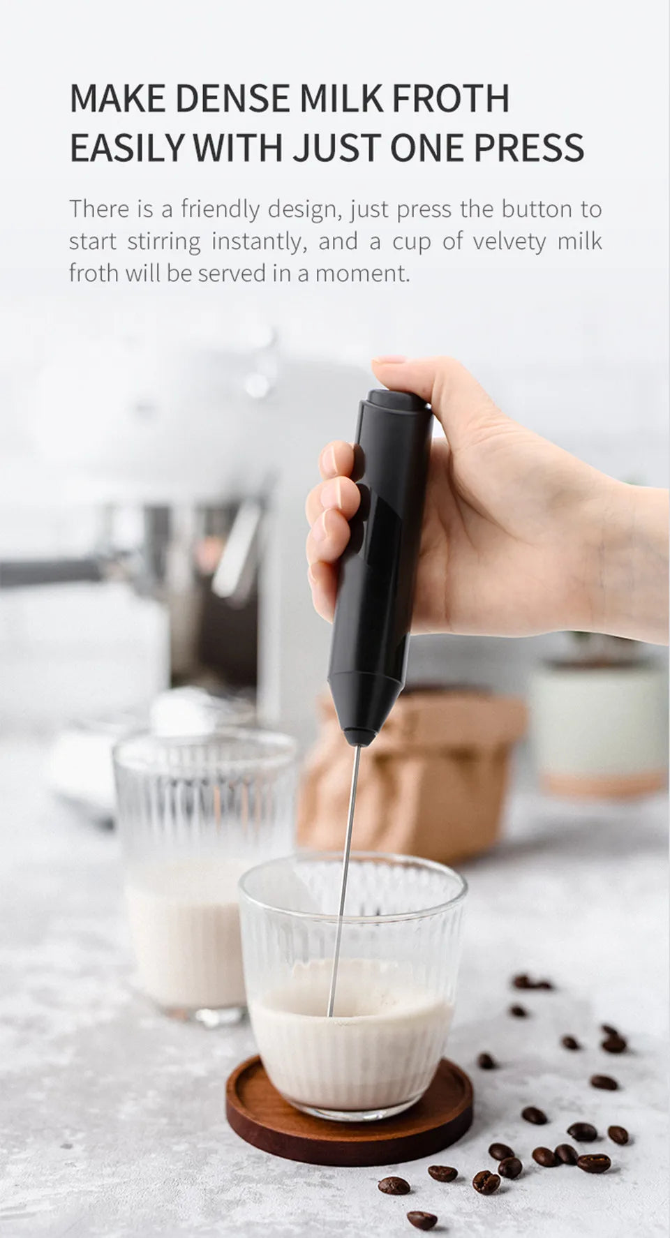 CHUJIN Electric Milk Frother