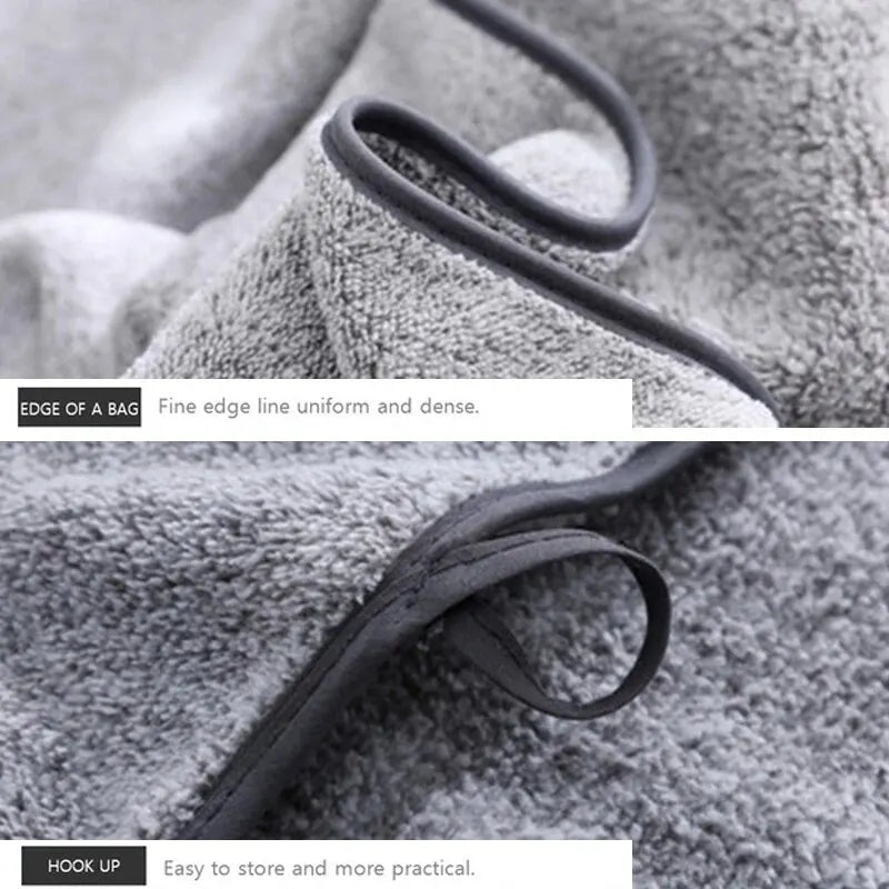1PCS Thickened Bath Towels - 100% Bamboo Fiber