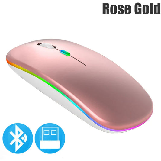 Wireless Mouse Bluetooth compatible 2.4GHz