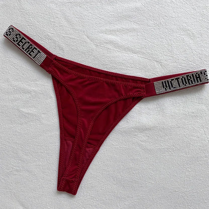 2024 New Women'S Underwear, Smooth Low-Waisted Sexy Women'S Thong, Attractive, Breathable, Shiny, Sexy And Comfortable In One