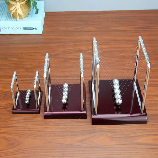 Newtons Cradle Steel Balance Ball School Teaching Supplies Physics Science Pendulum Desk Toy Kinetic Motion Toy Home Decoration