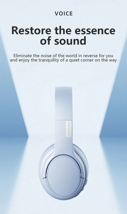 Original Lenovo 5.3 Wireless Bluetooth Headset TH20 Gaming Dual Mode Foldable Sport Headphone HIFI Sound Music Earphone 2023 New