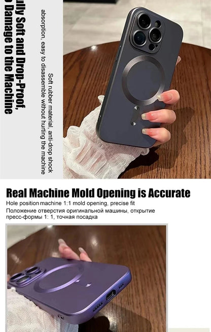 Original Matte Silicone Magnetic Case For iPhone 1