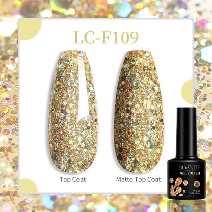 LILYCUTE 129 Colors Nail Gel Polish