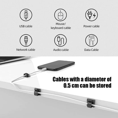 282/352/367 Pcs Cable Organizer Management kit