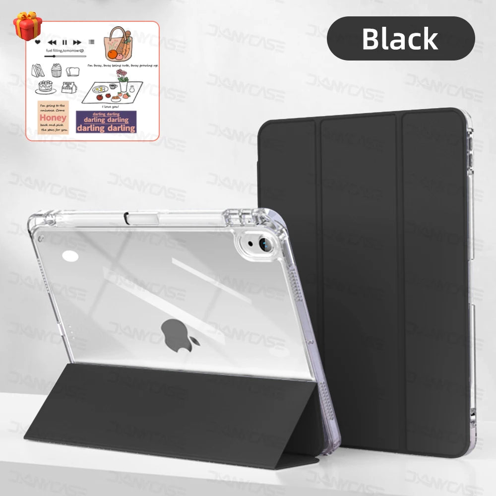 For 2024 iPad Air 6 Case iPad Air 5  6 11 iPad Pro 11 12.9 13 10 Gen 10.2 9th 8th 7th 9.7 6th 5th Mini 7 6 Case With Pen Holder
